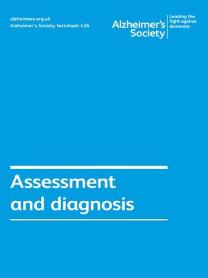 Alzheimer's Society factsheet 426 - ebook